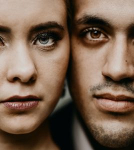 Close up of couples faces How to strengthen relationships in challenging times
